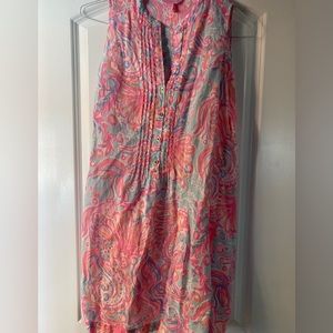 Lilly Pulitzer linen dress. Size Small